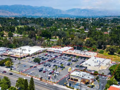 grocery-anchored shopping center in Granada Hills, CA
