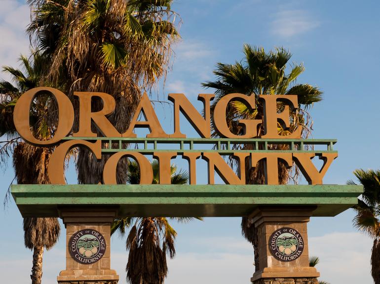 Orange County sign